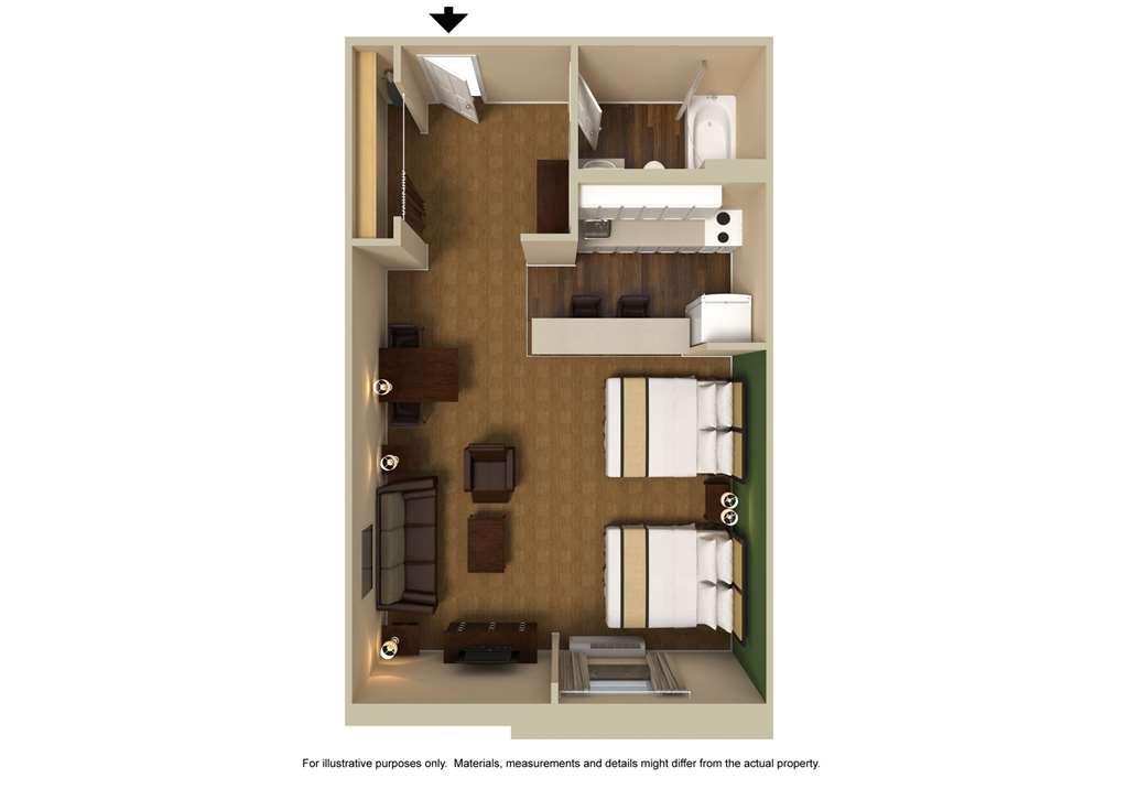Extended Stay America Suites - Raleigh - Research Triangle Park - Hwy 54 Durham Room photo